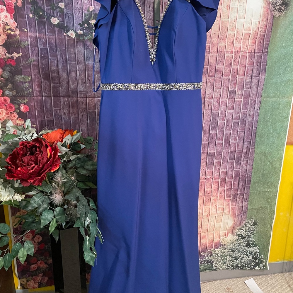 Elegant Blue Evening Gown